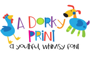 A Dorky Print Font: Whimsy for Editorial Layouts