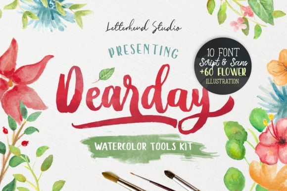 DearDay Font: Adding Watercolor Warmth to Editorial Layouts