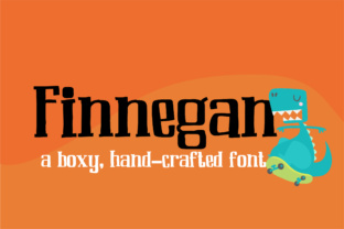 Finnegan Font: A Boxy Typeface for Editorial Design
