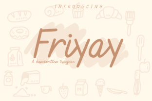 Friyay Font: A Clean Handwritten Typeface for Editorial Design