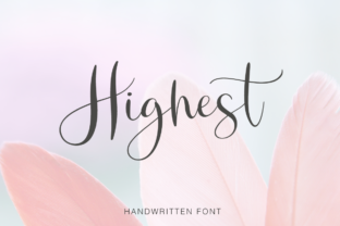 Highest Font Review: Elegant Handwritten Script for Branding