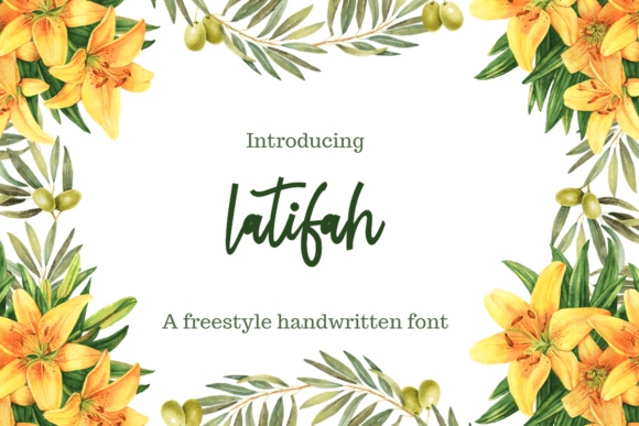Latifah Font: A Quirky Handwritten Typeface for Branding