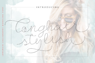 Longhair Font: Elegant Script for Handmade Labels