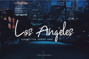 Los Angeles Font: Natural Handwritten Script for Makers