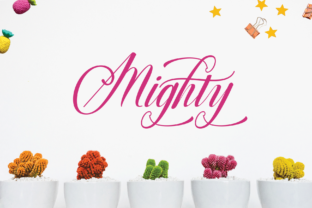 Mighty Font: Handmade Script for Makers