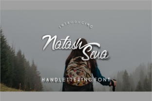Natash Sena Font: A Hand-Painted Typeface for Branding