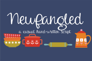 Newfangled Font: A Handwritten Script for Makers