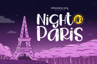 Night in Paris Font: A Cheerful Typeface for Branding