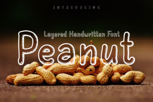 Peanut Font: A Layered Typeface for Small Business Branding