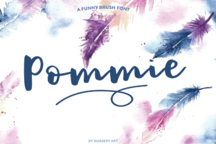 Pommie Font: A Modern Chic Script for Editorial Design