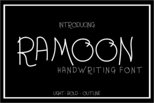 Ramoon Font: Modern Handwritten Style for Web Design