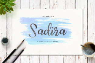Sadira Font: A Hand-Drawn Brush Typeface for Branding