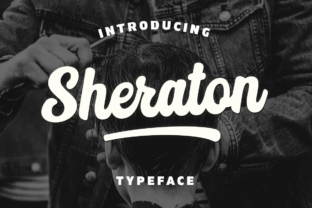 Sheraton Font: Bold Calligraphy for Handmade Products