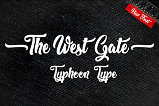 The West Gate Font Review: Retro Script for Branding